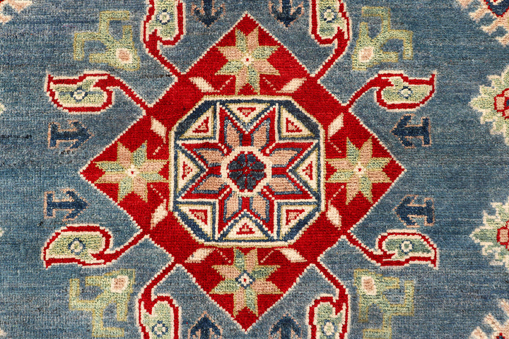 Steel Blue Kazak 4' 10 x 6' 11 - No. 72936