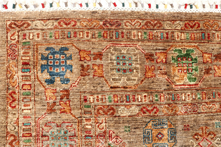 Tan Kazak 8'  6" x 9'  11" - No. QA42835