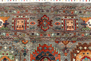 Multi Colored Kazak 8'  2" x 9'  9" - No. QA71212