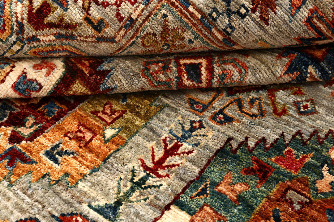 Multi Colored Kazak 8'  x" 9'  9" - No. QA99453