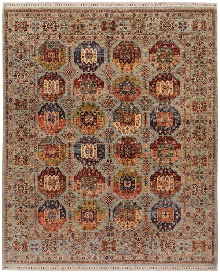 Multi Colored Kazak 8'  x" 9'  9" - No. QA99453