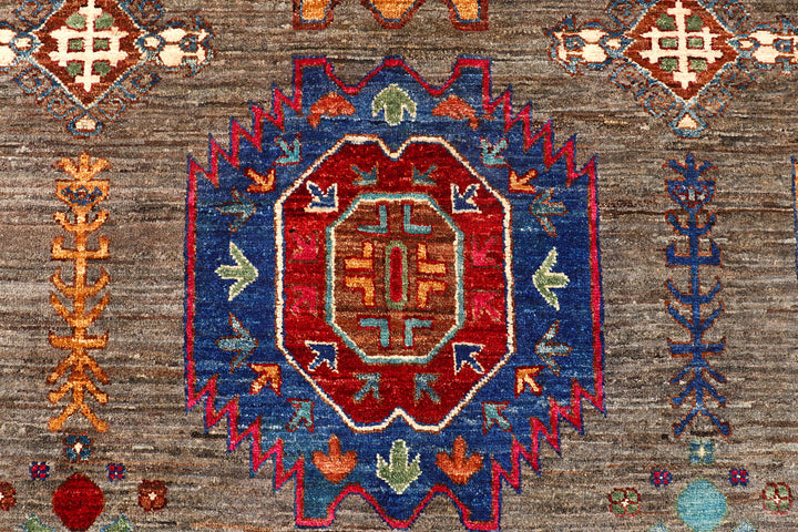 Multi Colored Kazak 8'  11" x 13' " - No. QA59325