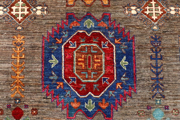 Multi Colored Kazak 8'  11" x 13' " - No. QA59325
