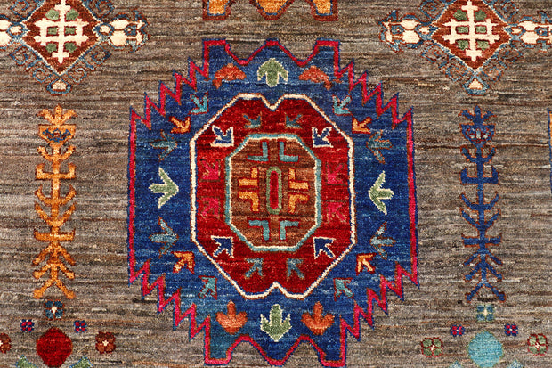 Multi Colored Kazak 8' 11 x 13' - No. 72966
