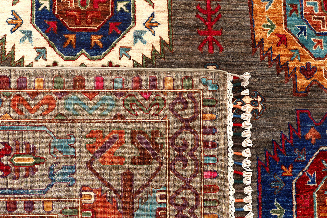 Multi Colored Kazak 8'  11" x 13' " - No. QA59325