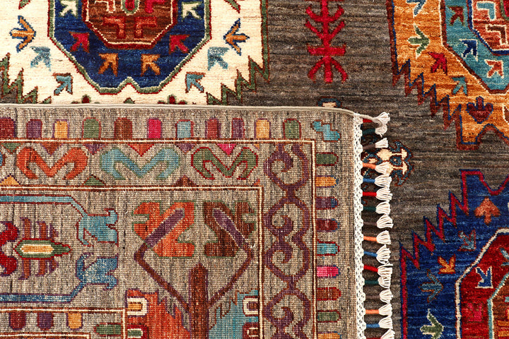 Multi Colored Kazak 8'  11" x 13' " - No. QA59325