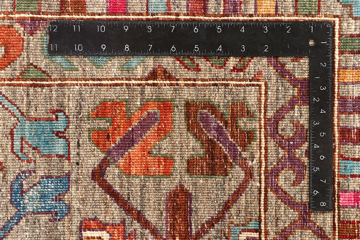 Multi Colored Kazak 8'  11" x 13' " - No. QA59325