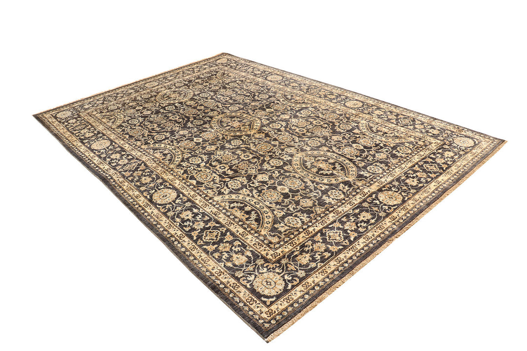 Dim Grey Ziegler 6'  10" x 9'  10" - No. QA27359