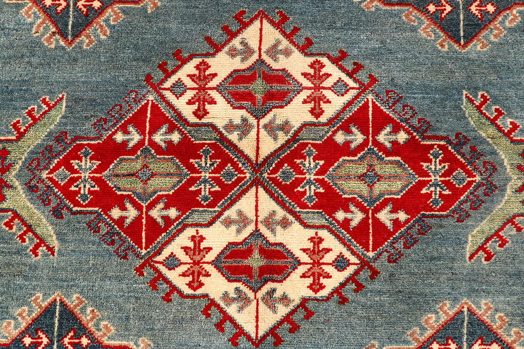 Cadet Blue Kazak 5'  11" x 7'  7" - No. QA19641
