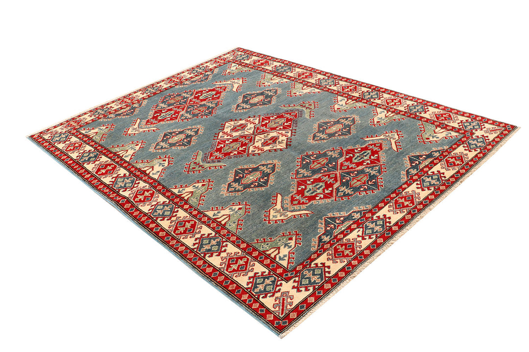 Cadet Blue Kazak 5' 11 x 7' 7 - No. 73245