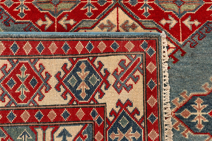 Cadet Blue Kazak 5'  11" x 7'  7" - No. QA19641