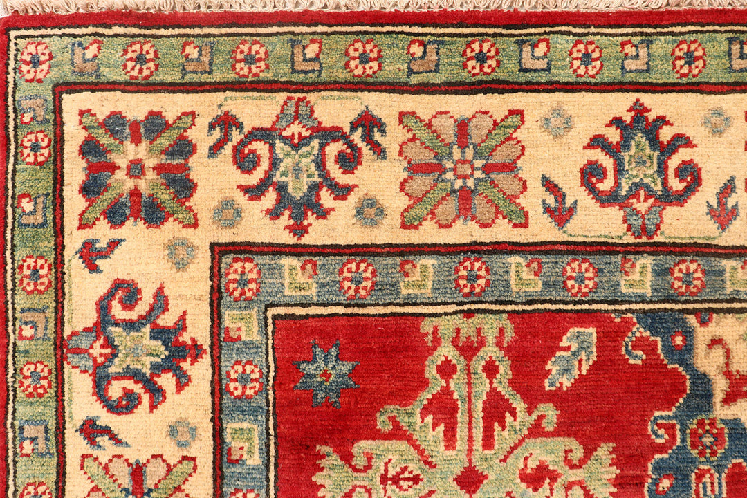 Firebrick Kazak 4'  11" x 6'  11" - No. QA73934