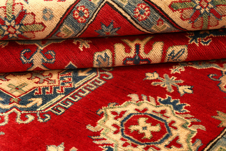 Firebrick Kazak 4'  11" x 6'  11" - No. QA73934