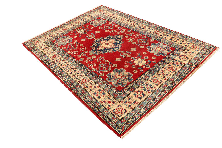 Firebrick Kazak 4'  11" x 6'  8" - No. QA36584