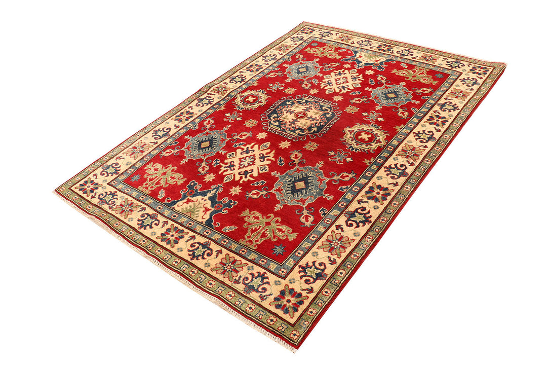 Red Kazak 4'  9" x 6'  10" - No. QA67165