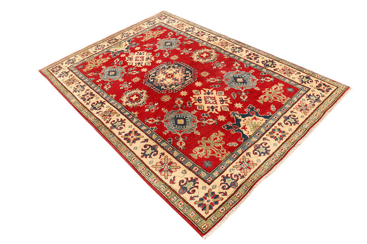 Red Kazak 4'  9" x 6'  10" - No. QA67165