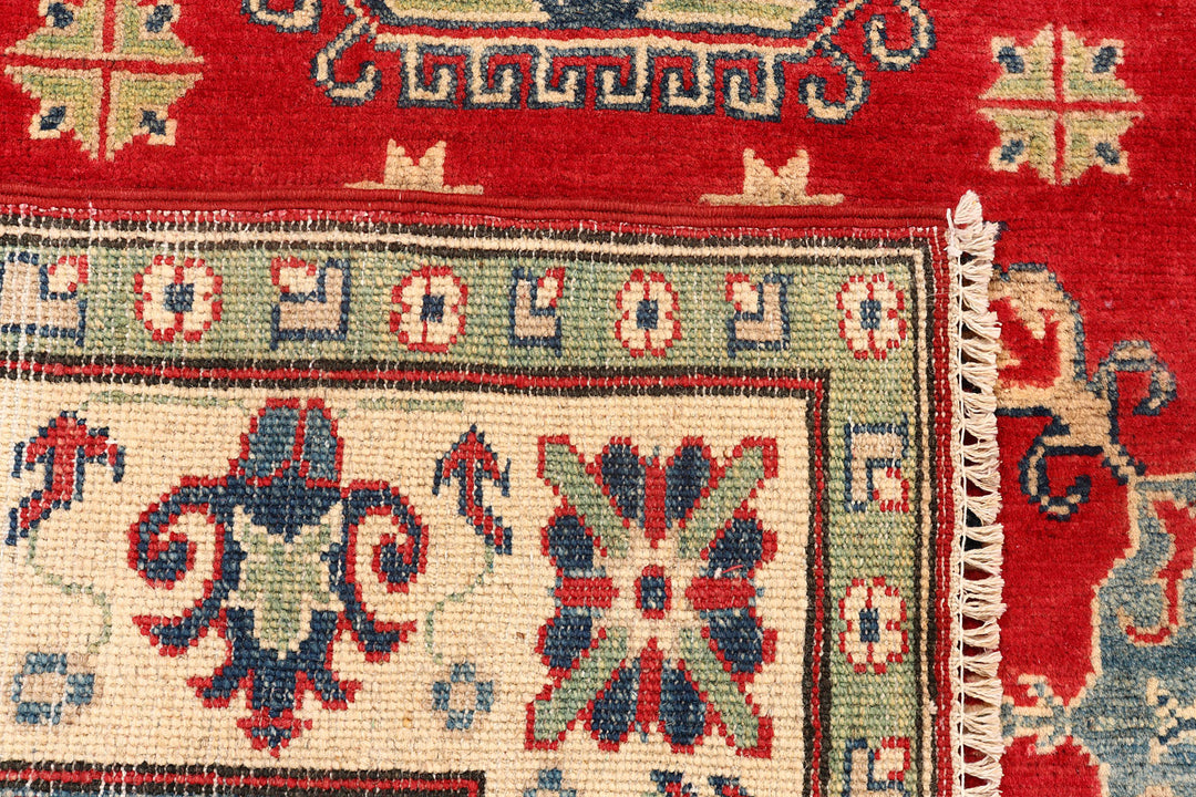 Red Kazak 4'  9" x 6'  10" - No. QA67165
