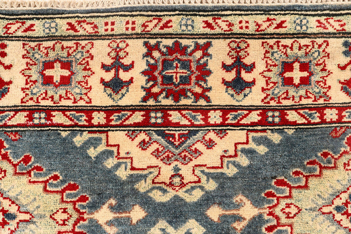 Light Slate Grey Kazak 4'  10" x 6'  2" - No. QA68239