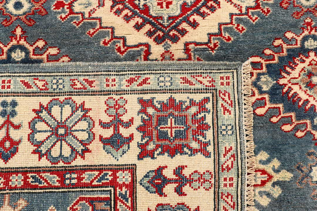 Light Slate Grey Kazak 4'  10" x 6'  2" - No. QA68239