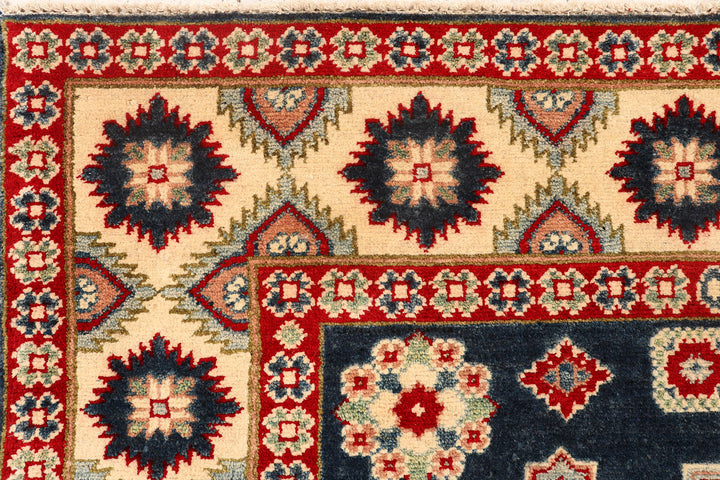 Midnight Blue Kazak 4'  10" x 6'  8" - No. QA26200
