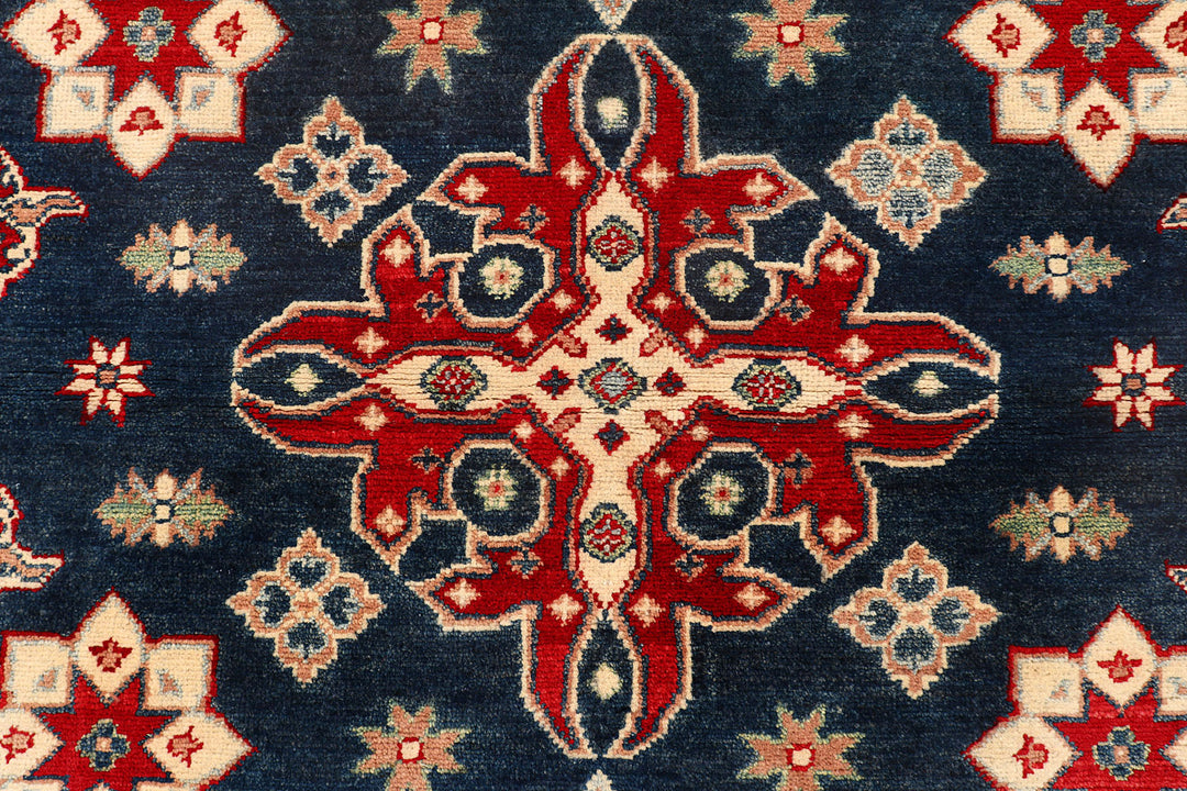 Midnight Blue Kazak 4' 10 x 6' 8 - No. 73253