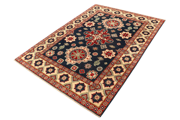 Midnight Blue Kazak 4' 10 x 6' 8 - No. 73253