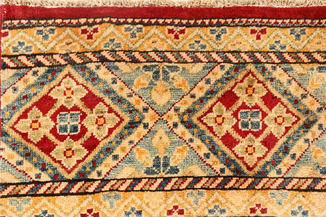 Multi Colored Kazak 5'  1" x 6'  9" - No. QA35842