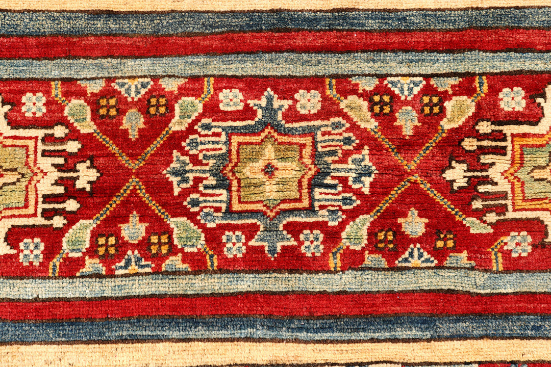 Multi Colored Kazak 5'  1" x 6'  9" - No. QA35842