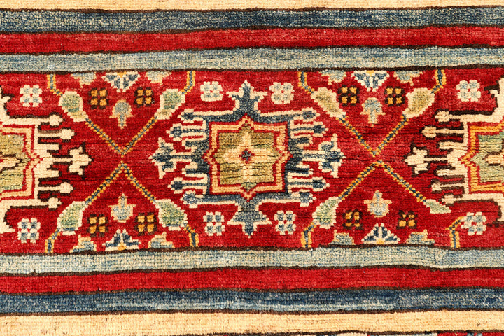 Multi Colored Kazak 5'  1" x 6'  9" - No. QA35842