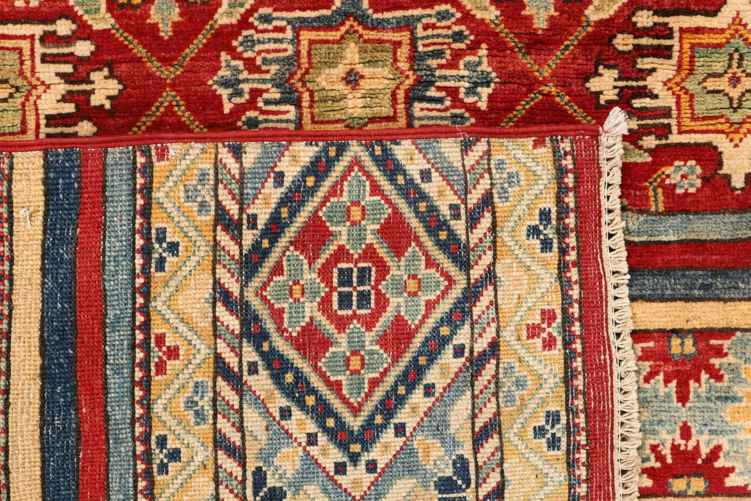 Multi Colored Kazak 5'  1" x 6'  9" - No. QA35842