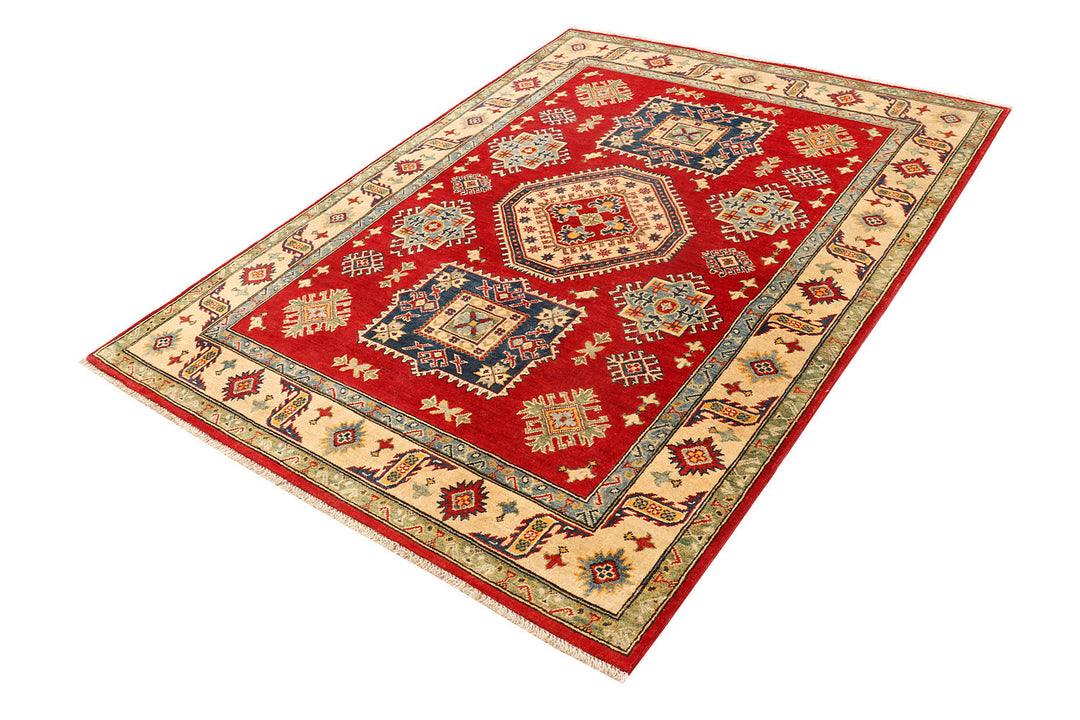 Red Kazak 5'  1" x 6'  11" - No. QA61932