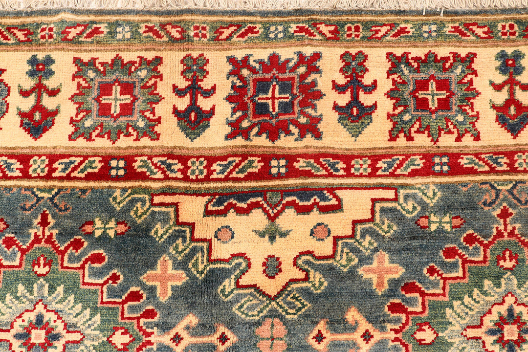 Light Slate Grey Kazak 5'  2" x 6'  8" - No. QA37513