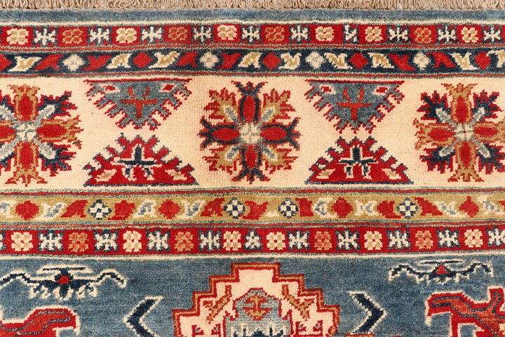 Steel Blue Kazak 5' x 6' 5 - No. 73260