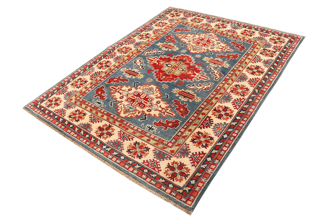 Steel Blue Kazak 5'  x" 6'  5" - No. QA35830