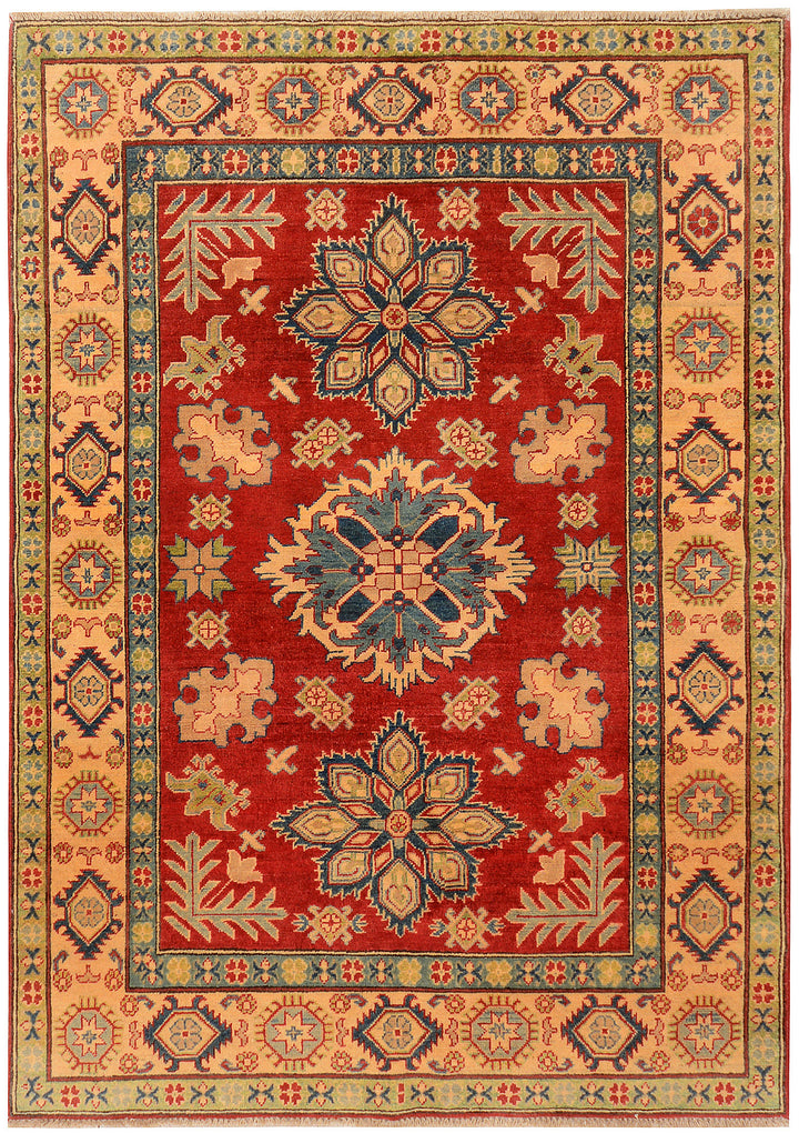 Firebrick Kazak 4'  10" x 6'  8" - No. QA86563