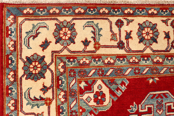 Firebrick Kazak 6'  9" x 9'  8" - No. QA26718