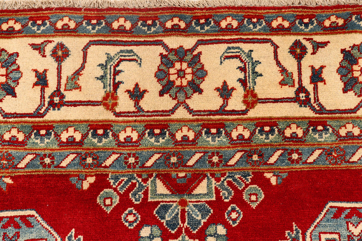 Firebrick Kazak 6'  9" x 9'  8" - No. QA26718