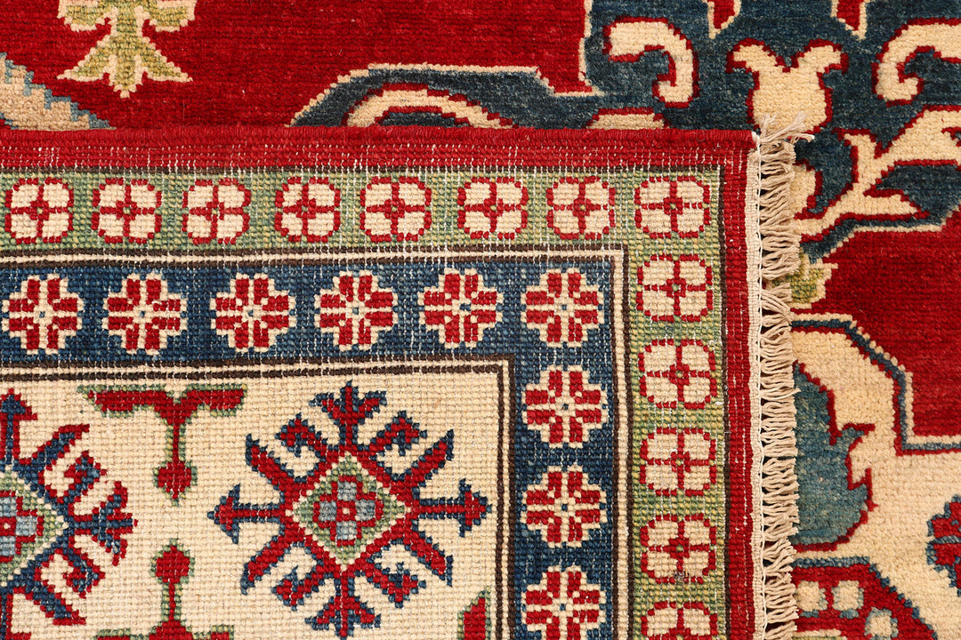 Firebrick Kazak 6' 7 x 9' 9 - No. 73263