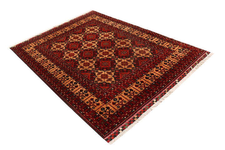 Multi Colored Khal Mohammadi 4'  11" x 6'  8" - No. QA33791