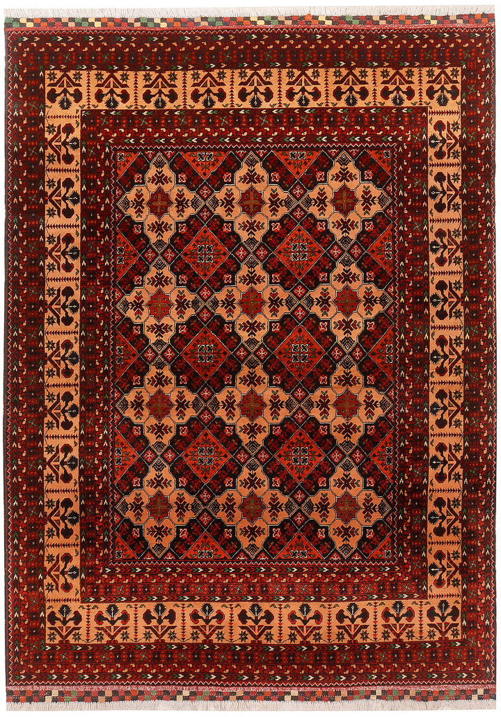 Multi Colored Khal Mohammadi 4'  11" x 6'  8" - No. QA33791
