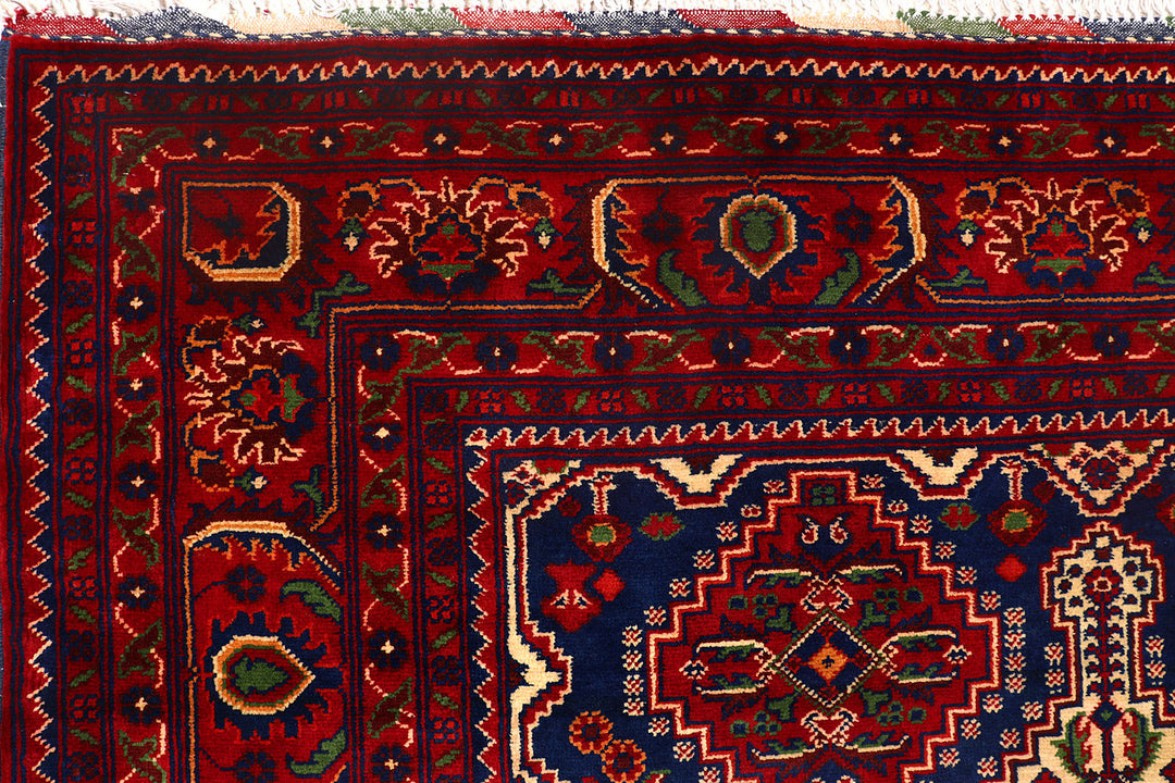 Multi Colored Khal Mohammadi 6'  9" x 9'  10" - No. QA25930