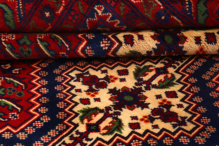 Multi Colored Khal Mohammadi 6'  9" x 9'  10" - No. QA25930