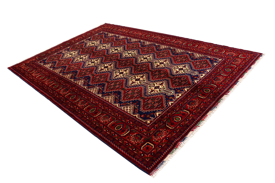 Multi Colored Khal Mohammadi 6'  9" x 9'  10" - No. QA25930