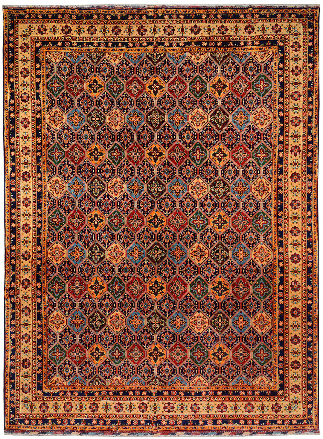 Multi Colored Khal Mohammadi 9' 10 x 12' 10 - No. 73300