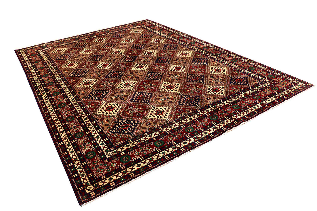 Multi Colored Khal Mohammadi 8'  4" x 11'  3" - No. QA79058