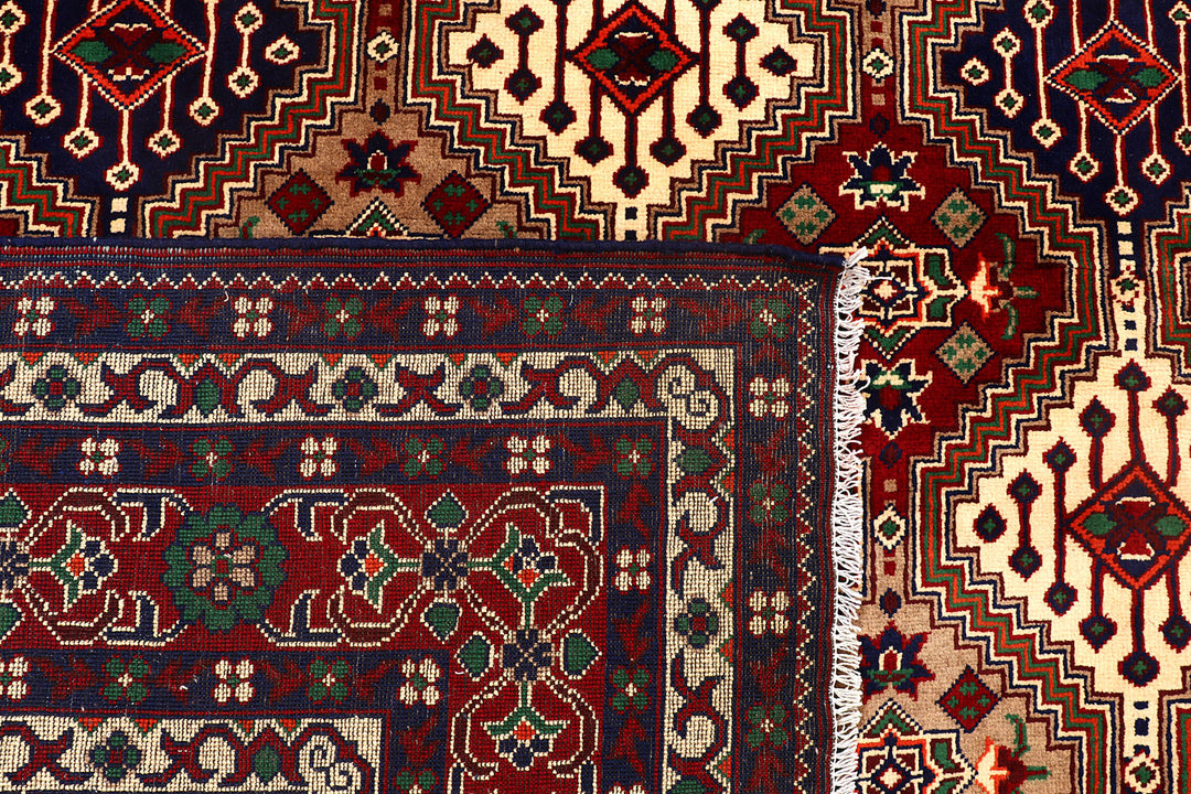 Multi Colored Khal Mohammadi 8'  4" x 11'  3" - No. QA79058