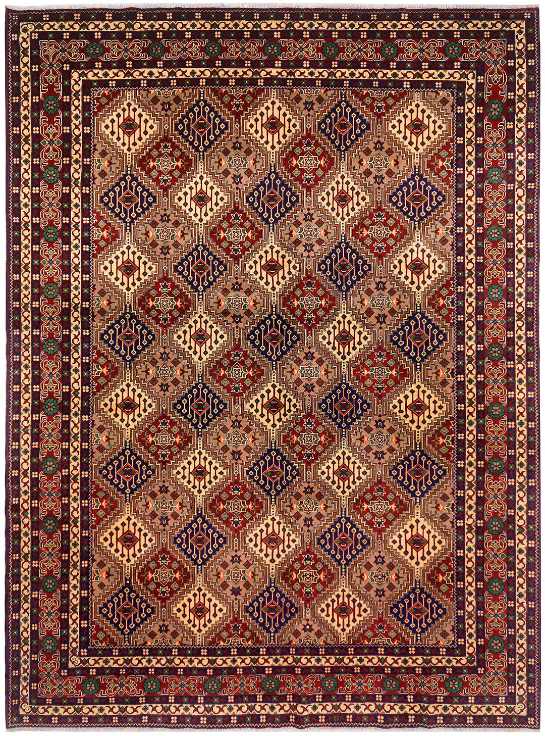 Afghan Khal Mohammadi Rug 8' 4 x 11' 3 Hand-Knotted