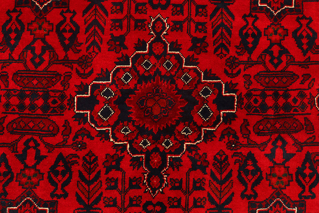 Firebrick Khal Mohammadi 5'  9" x 7'  7" - No. QA55166