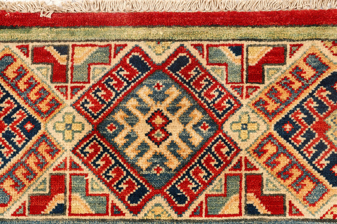 Multi Colored Kazak 2'  7" x 6'  2" - No. QA83106