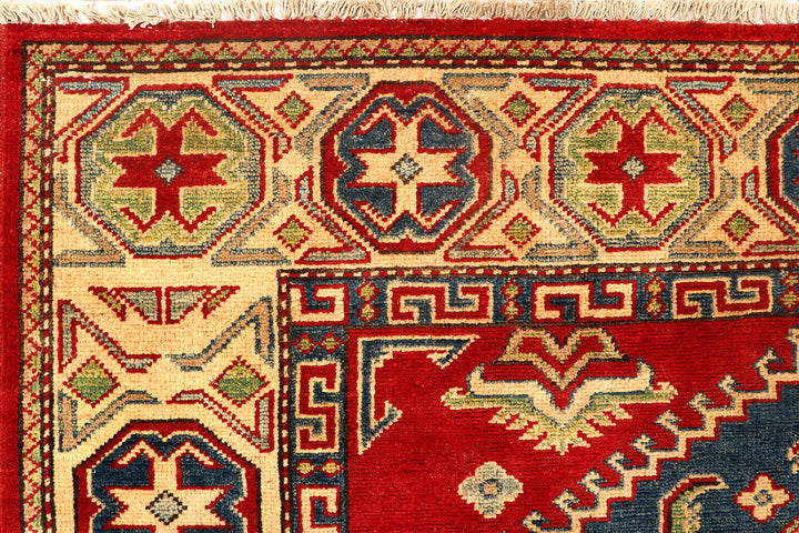 Firebrick Kazak 4'  10" x 6'  11" - No. QA77487